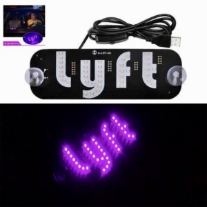lyft led sign for car