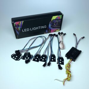 Dodge headlights RGB daytime running lights