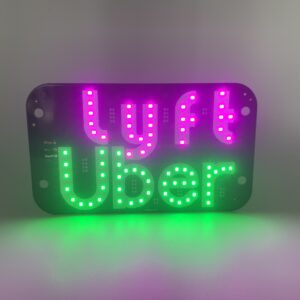 led sign Lyft uber light for car
