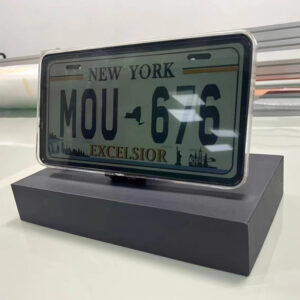 Hidden electronic license plate cover